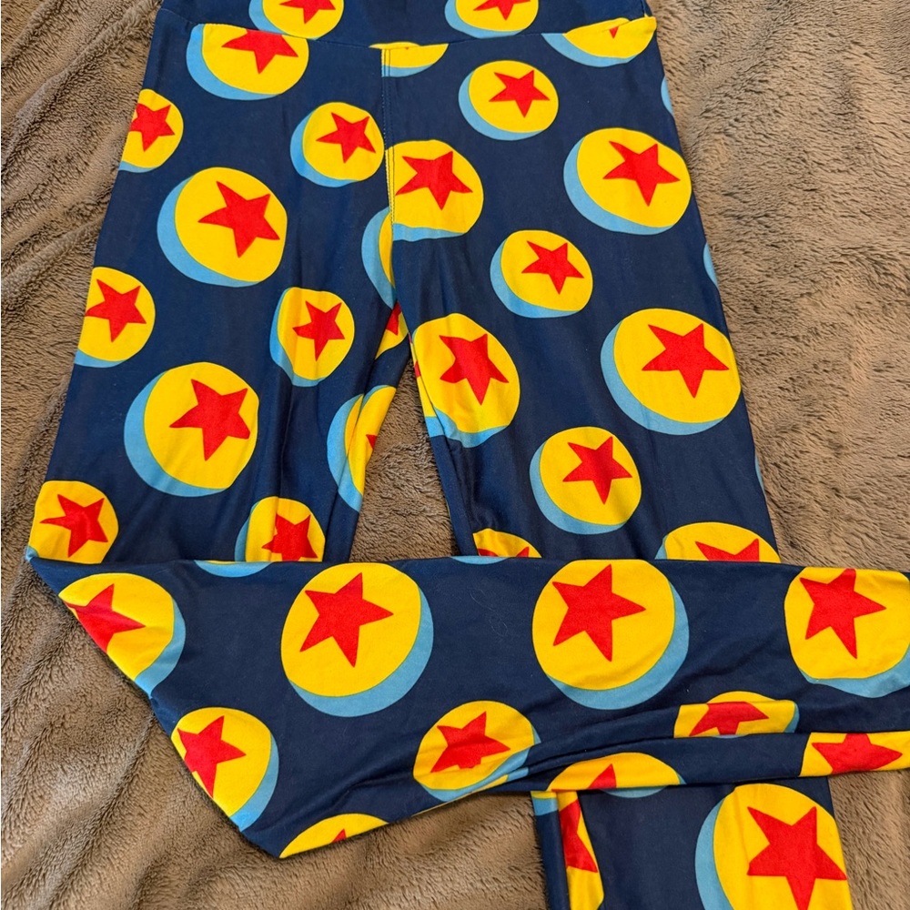 Disney Pixar Ball Patterned Leggings XS